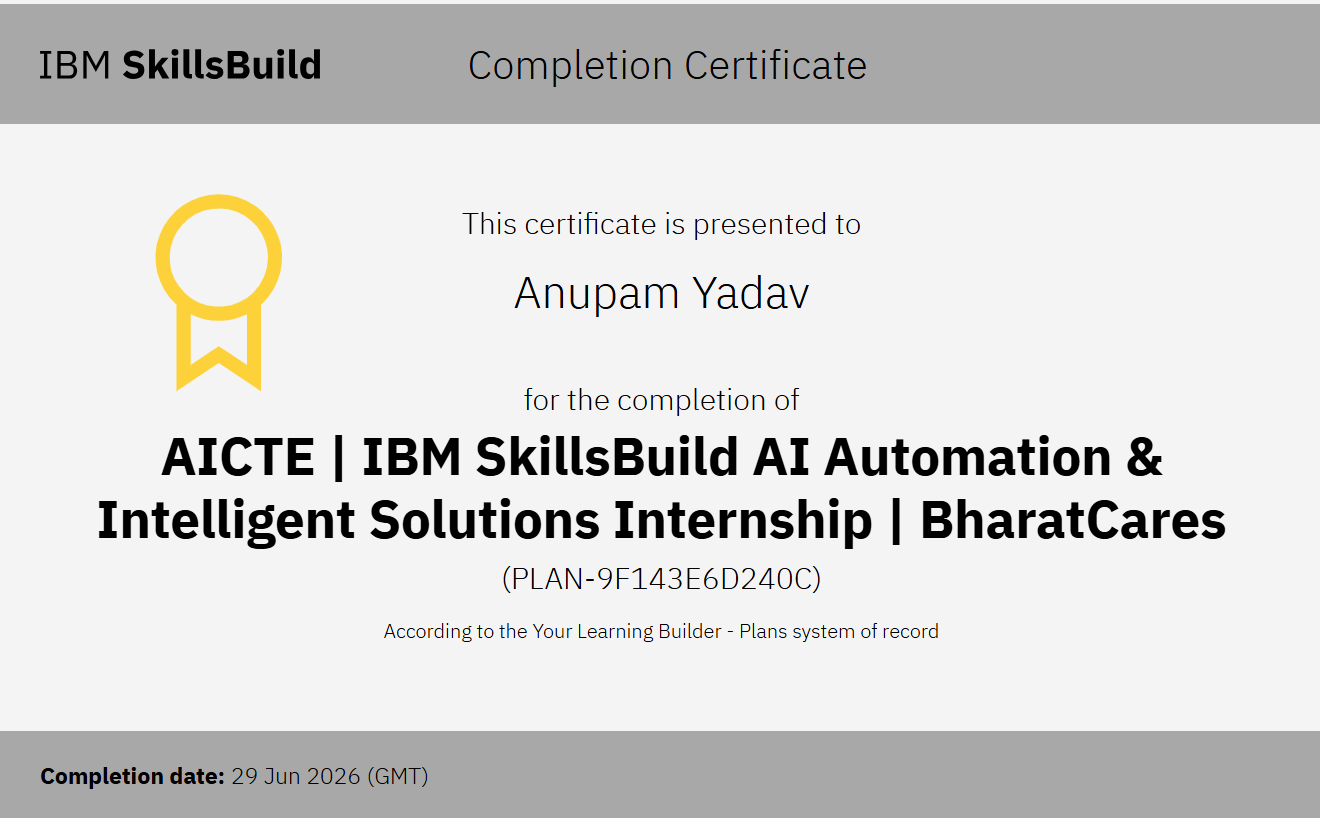 AI Automation Internship